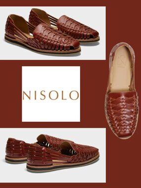 Nisolo Men's Brandy Huarache Sandal 2.0 Sz 9